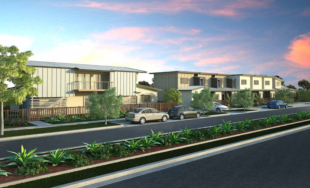 Five of these 12 Aurora Close units in Blackwater will be offered to low-income earners first through the My Place initiative. Five of these 12 Aurora Close units in Blackwater will be offered to low-income earners first through the My Place initiative.